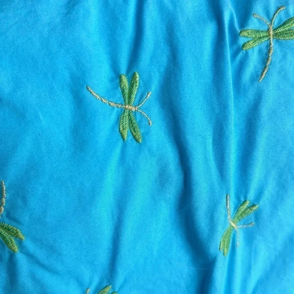 Talbots Dragonfly Embroidered Skirt size 10 EUC - Picture 5 of 6